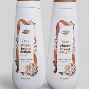 Dove Gingerbread Delight Body Wash, Limited Edition Holiday 20 oz - 2 PACK